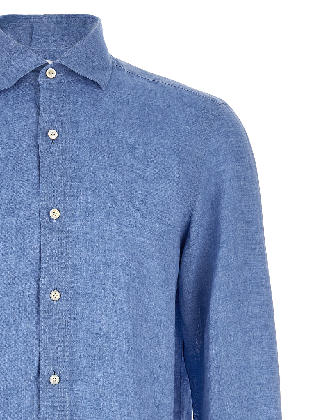 Finamore Gaeta Shirt and Blouse - Blue | e8a705dfcc180cbcc2e012039abbb675456791ea