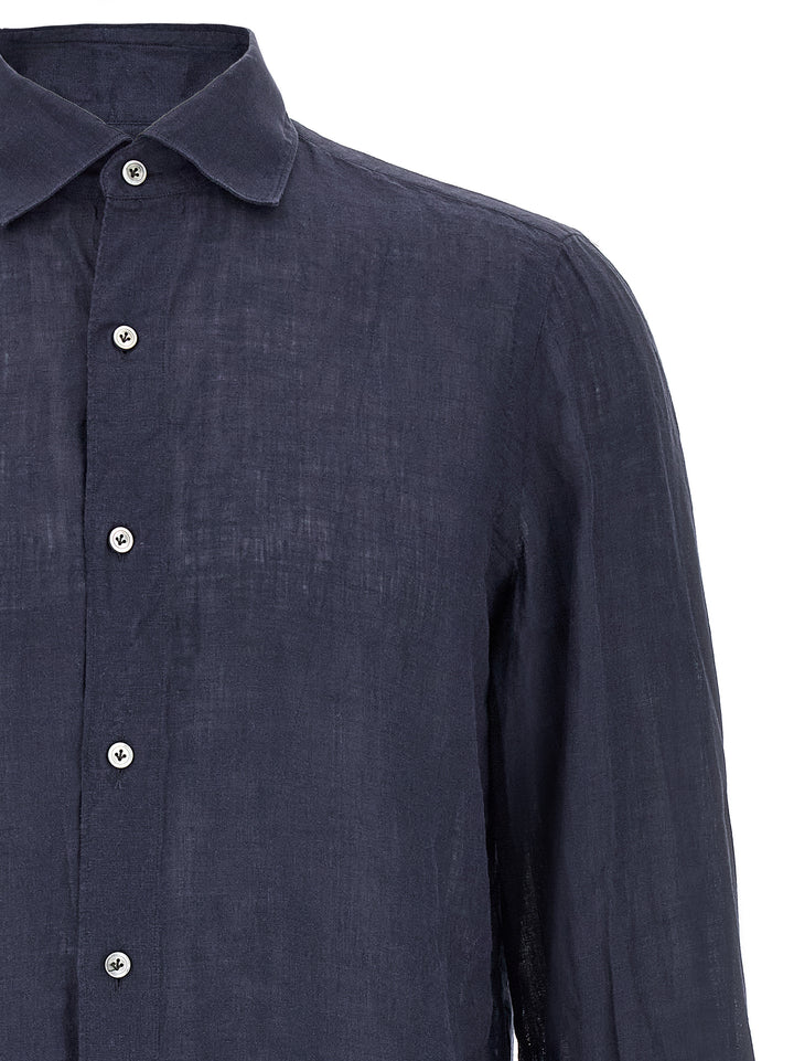 Finamore Gaeta Shirt and Blouse - Blue | 475a315a45a9b85591bb7c0105416bd4e53a5206