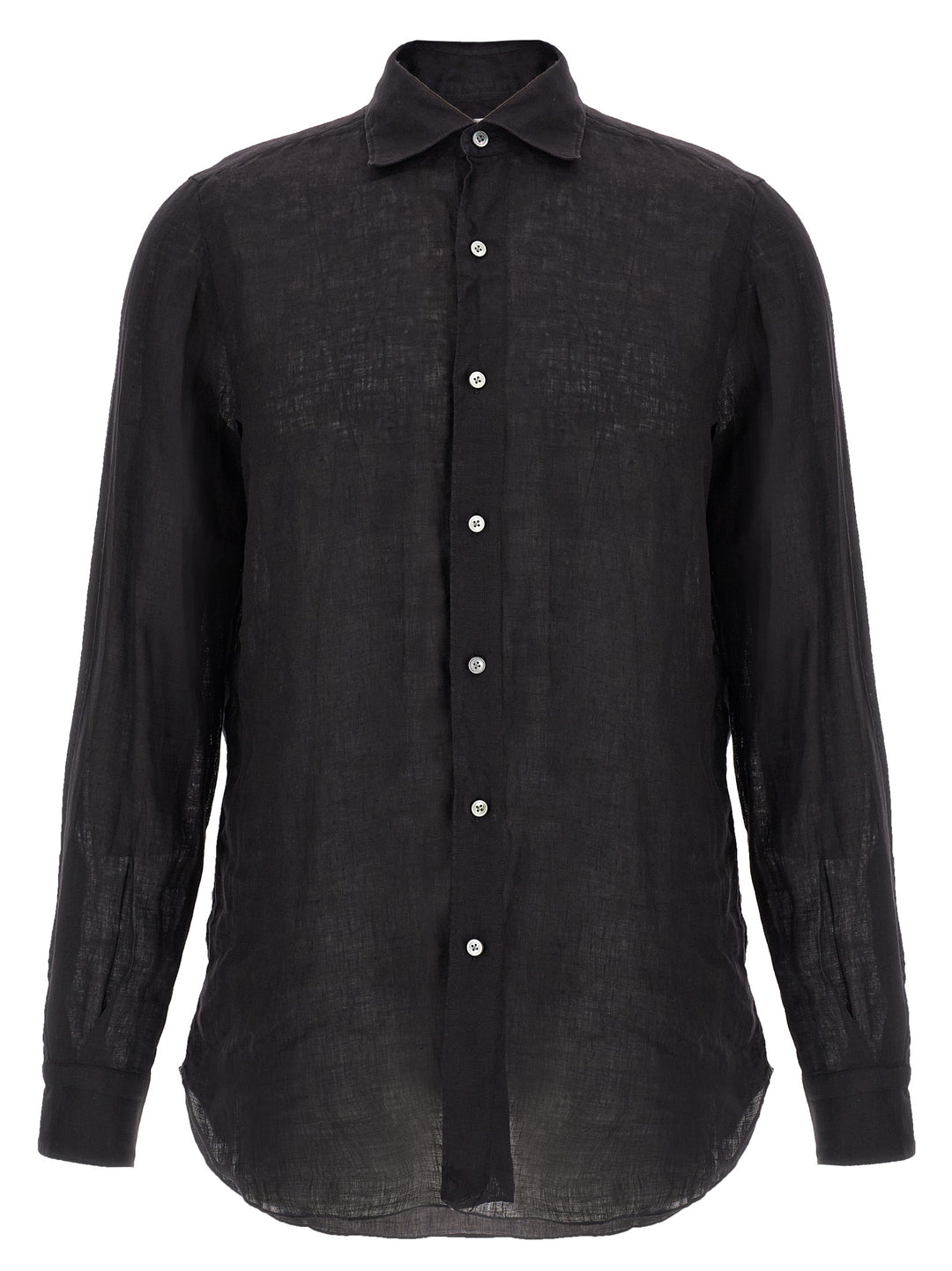 Finamore Gaeta Shirt and Blouse - Black | 28362e902451240592fd94c1c3d840dcae33222a