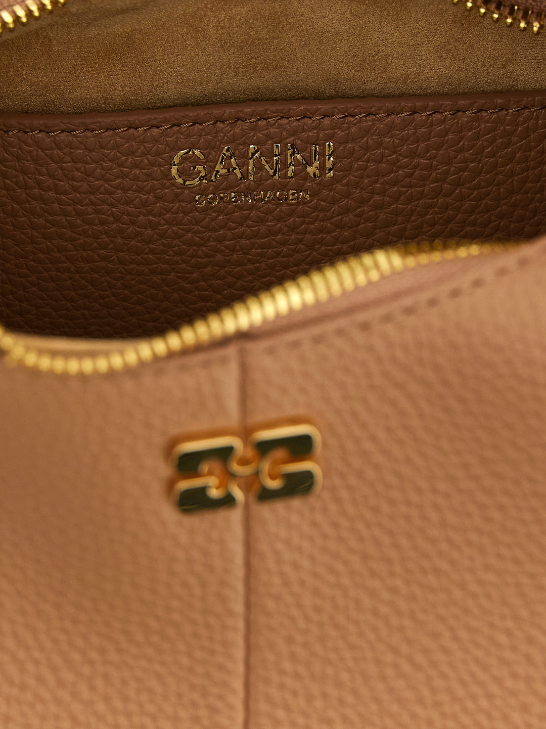 Ganni Mini Hobo Hand Bags - Beige | 2486661e6dbf00ef7d99f1c80980842f83175cce