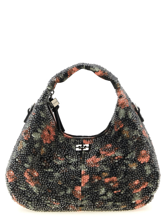 Mini Hobo Flowers Hand Bags Multicolor