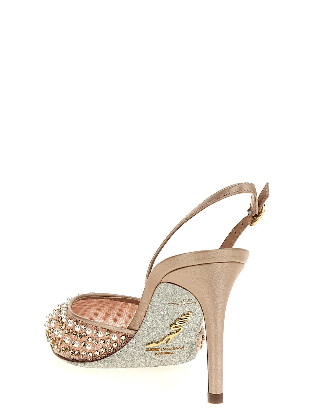 René Caovilla Aretha Pumps - Pink | 49ef73f4ccd43422133725aded0bbe6696124592