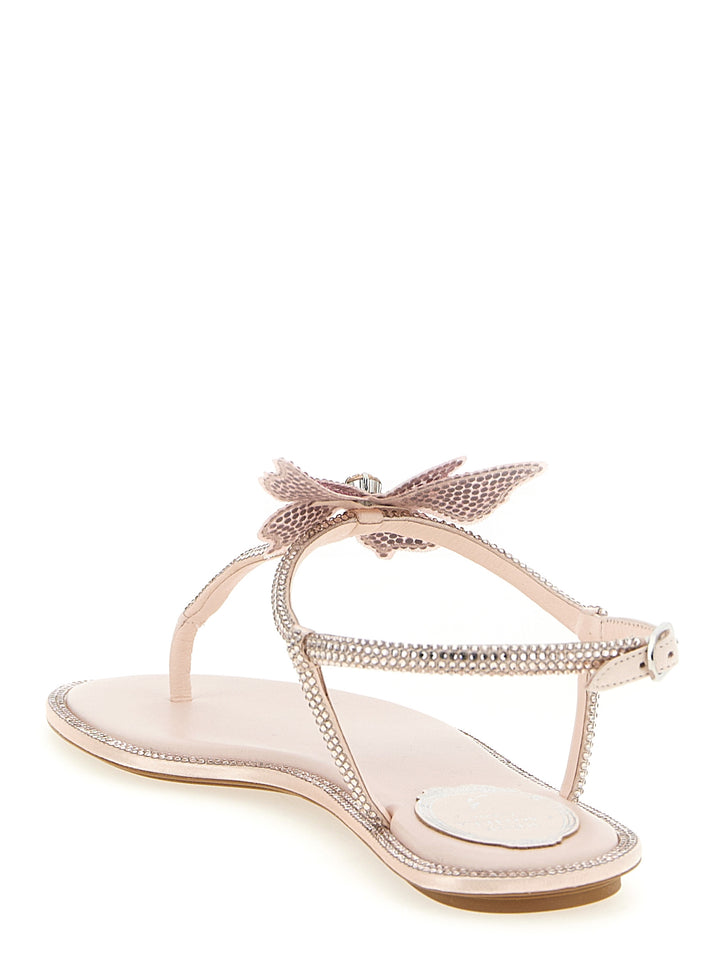 René Caovilla Fairy Sandals - Pink | ba5e7ba3f96f361dfce743508fd50cfc26db9862