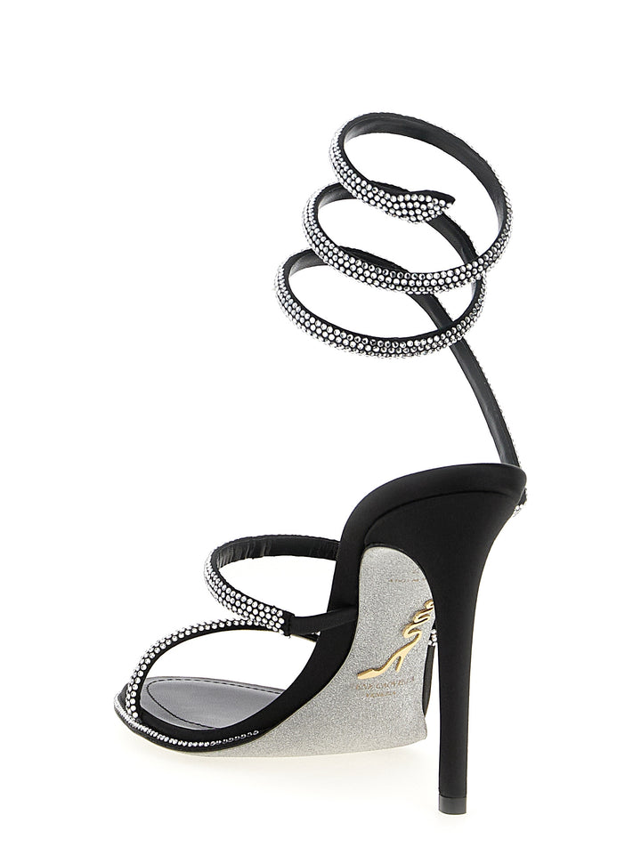 René Caovilla Cleo Sandals - Black | cf00f05abcfe3301cc7b949e765fed4b3e65bfcd