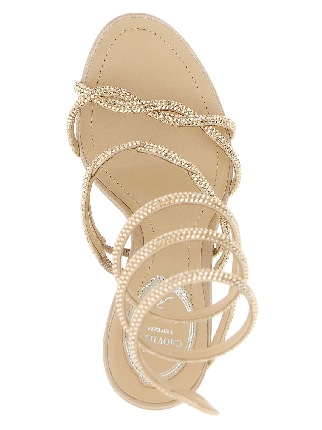 René Caovilla Braid Cleo Sandals - Beige | 00b1db42e5ce890d85ca64c9d30a1b8dcd1bb779