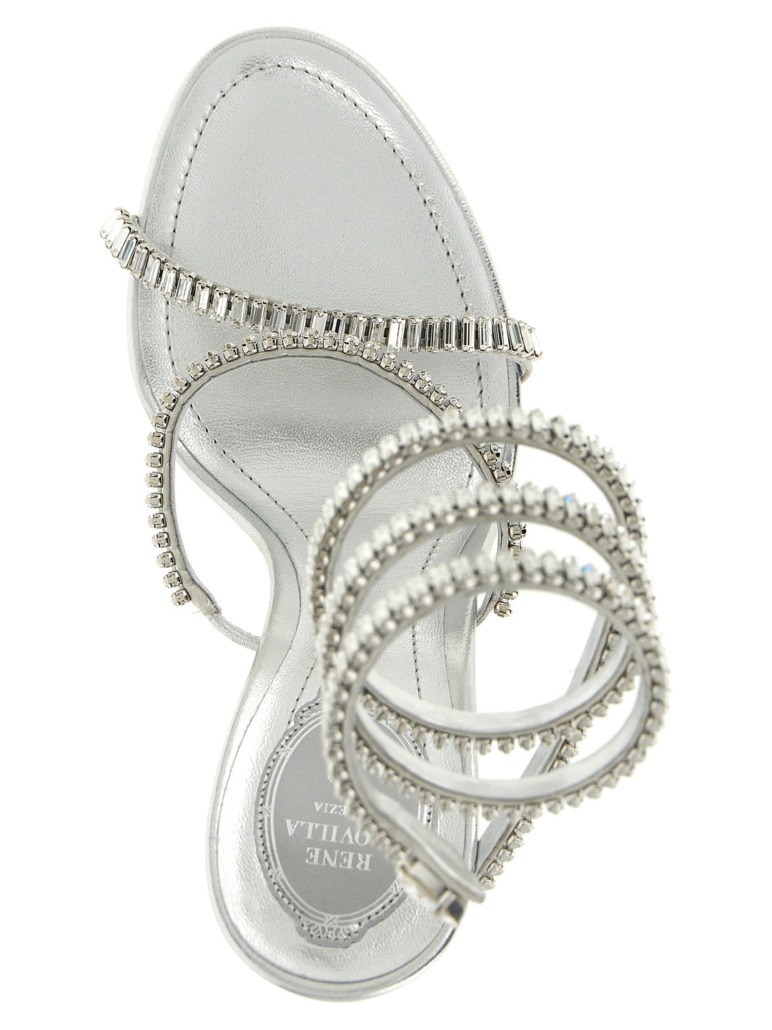 René Caovilla Cleo Spark Sandals - Silver | 6c2bb1960ba49c5ee4df0f06eb00e1292942cba2