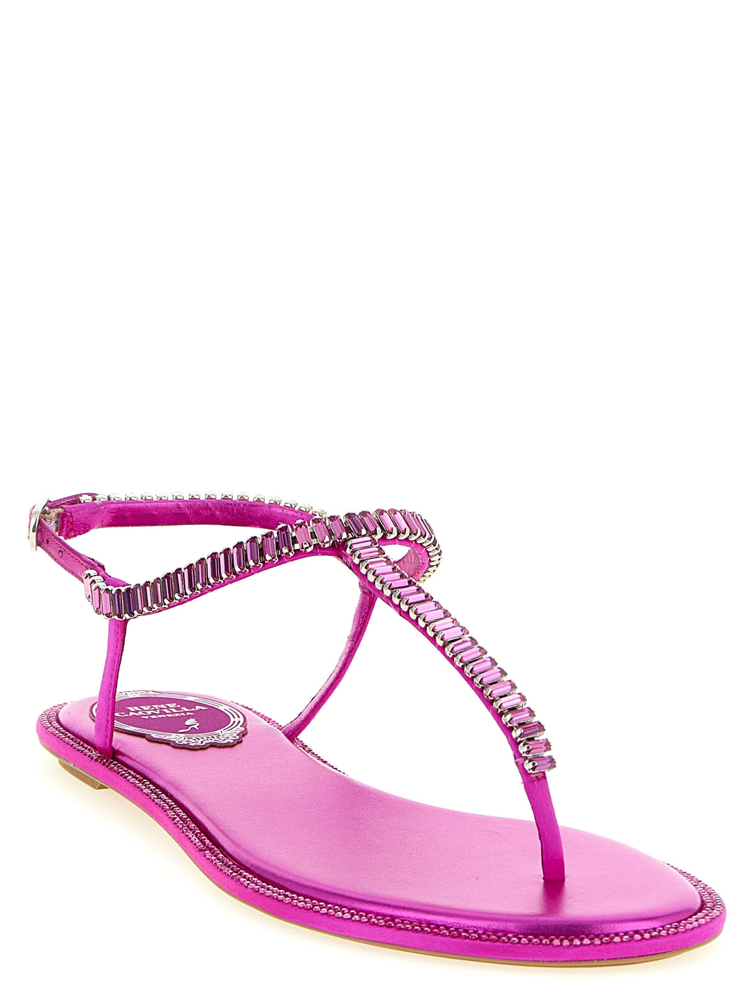 René Caovilla Diana Sandals - Fuchsia | af4605bc63ca8a86875480217bfcad160c55fa88