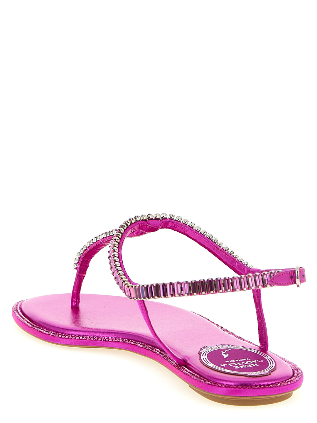René Caovilla Diana Sandals - Fuchsia | 2535728e87007a5f40f9577d9f3cbfd4055cb53b