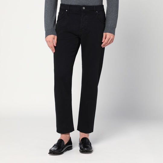Black Cotton Trousers