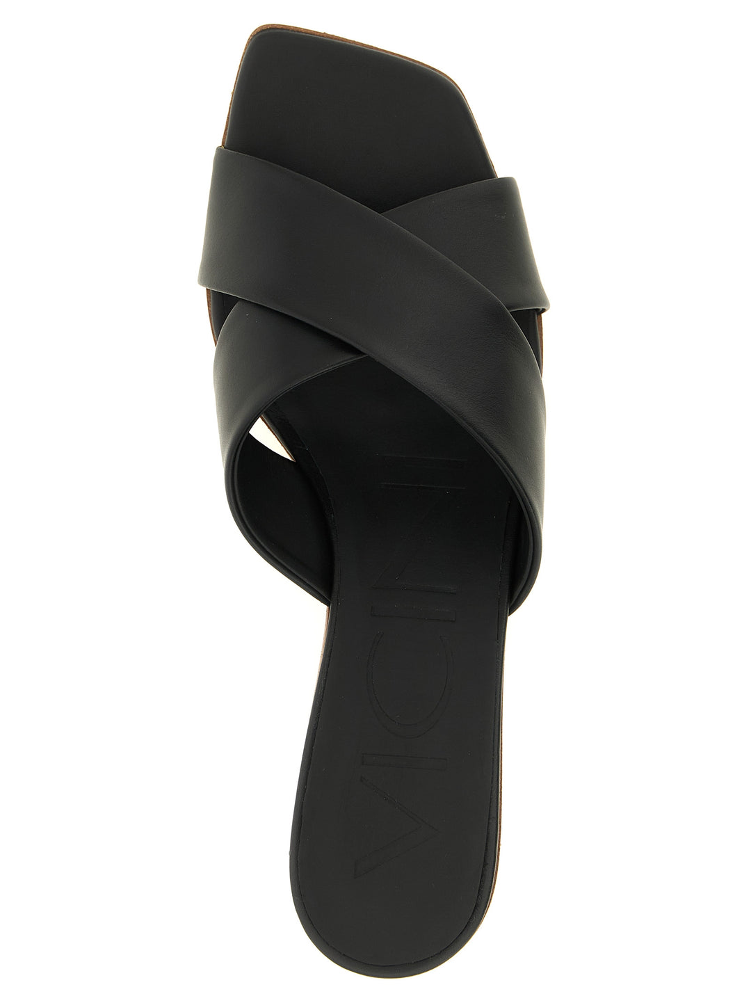 Vicini Leather Mules Sandals - Black | c23e72846e6e78bbef33fbc2050c45de3fca0b7f