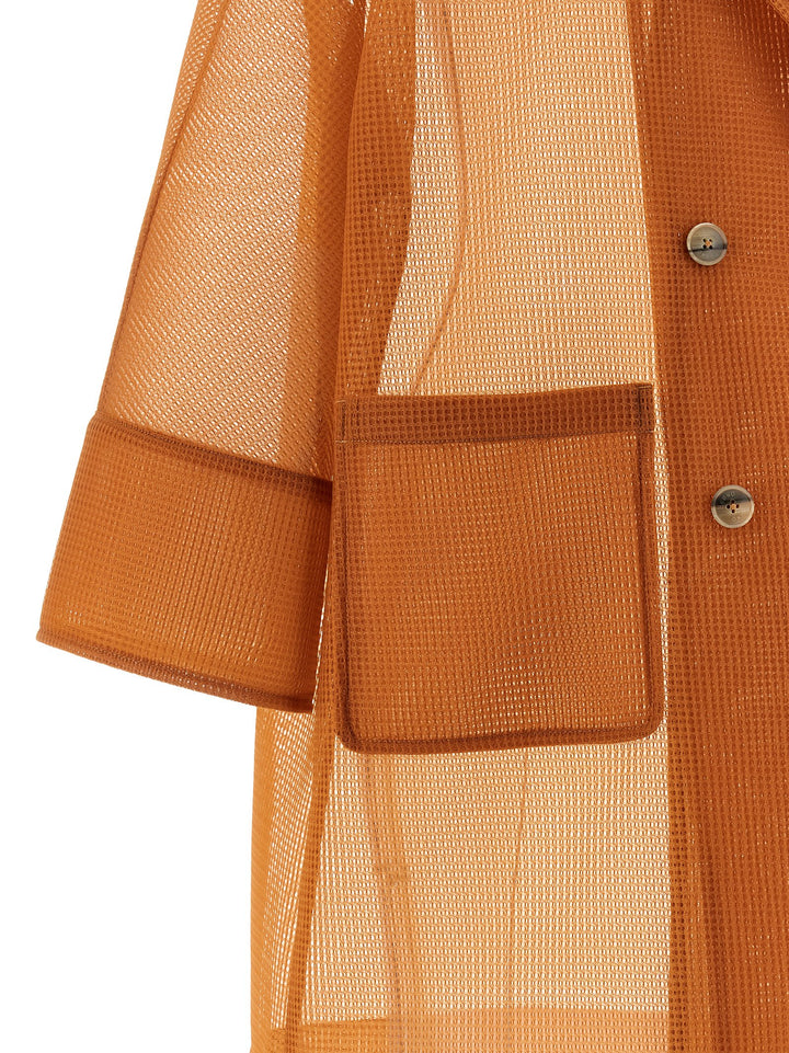 Herno See-Through Coat Coats and Trench Coats - Orange | e4bcea50db568d7b8d0be671e0828f5fe4b0c5bf
