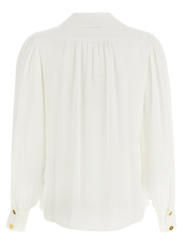 Elisabetta Franchi Necklace Shirt Shirt and Blouse - White | d8be3fd4afa708858569c34a096070b62db89056