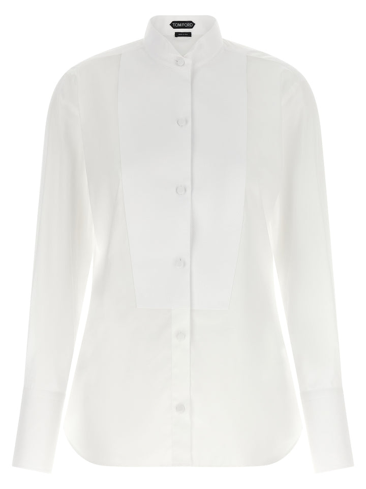 Tom Ford Tuxedo Shirt Shirt and Blouse - White | c170c3c2f82811fa72f3671ff3d11cecf5dc0aa9