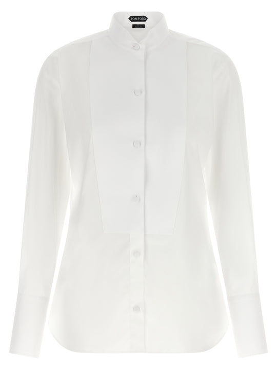 Tuxedo Shirt Shirt And Blouse White