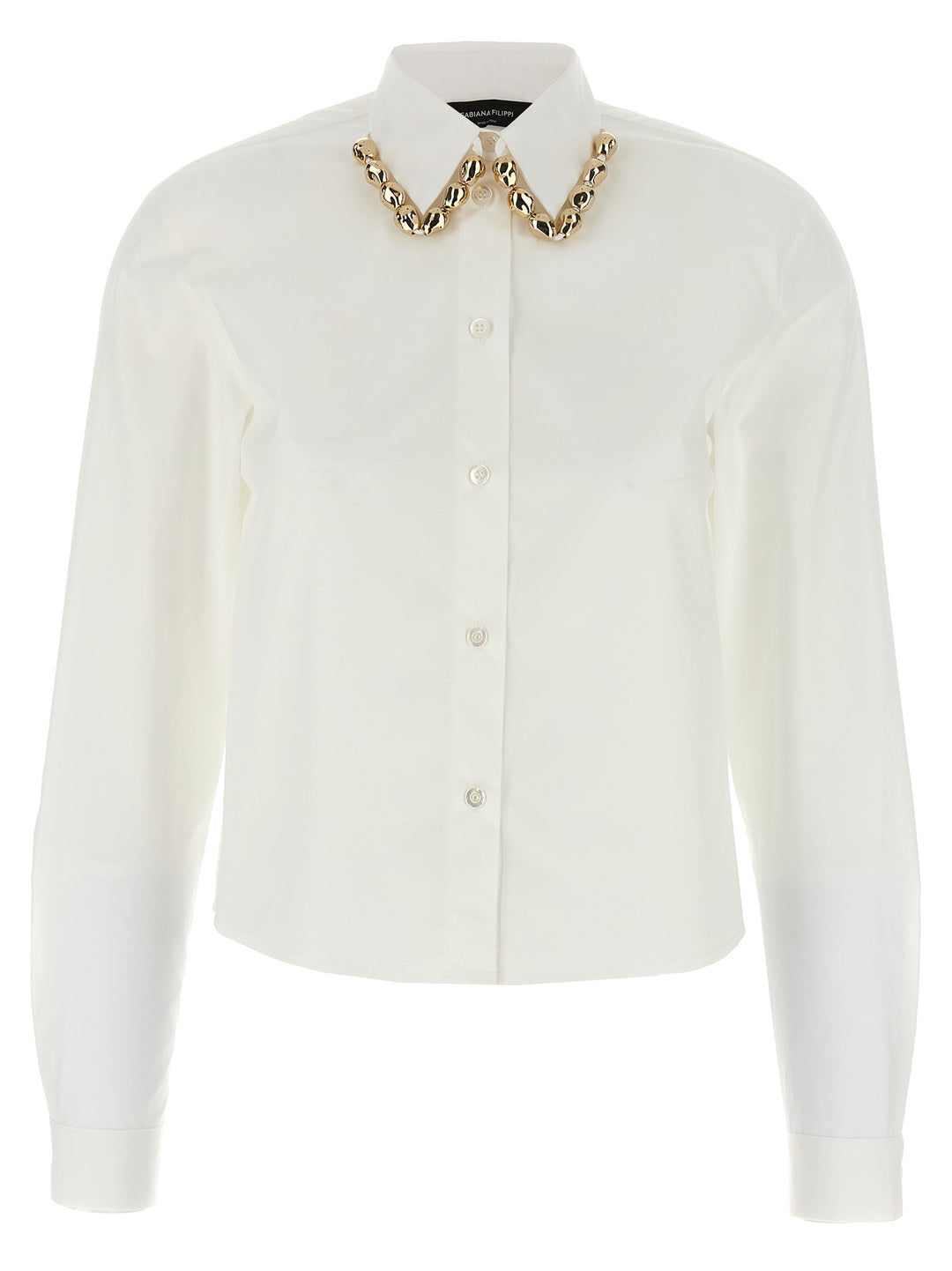 Fabiana Filippi Monile Shirt and Blouse - White | 9751f988be5800cbff858e871655e350c2f24ba4