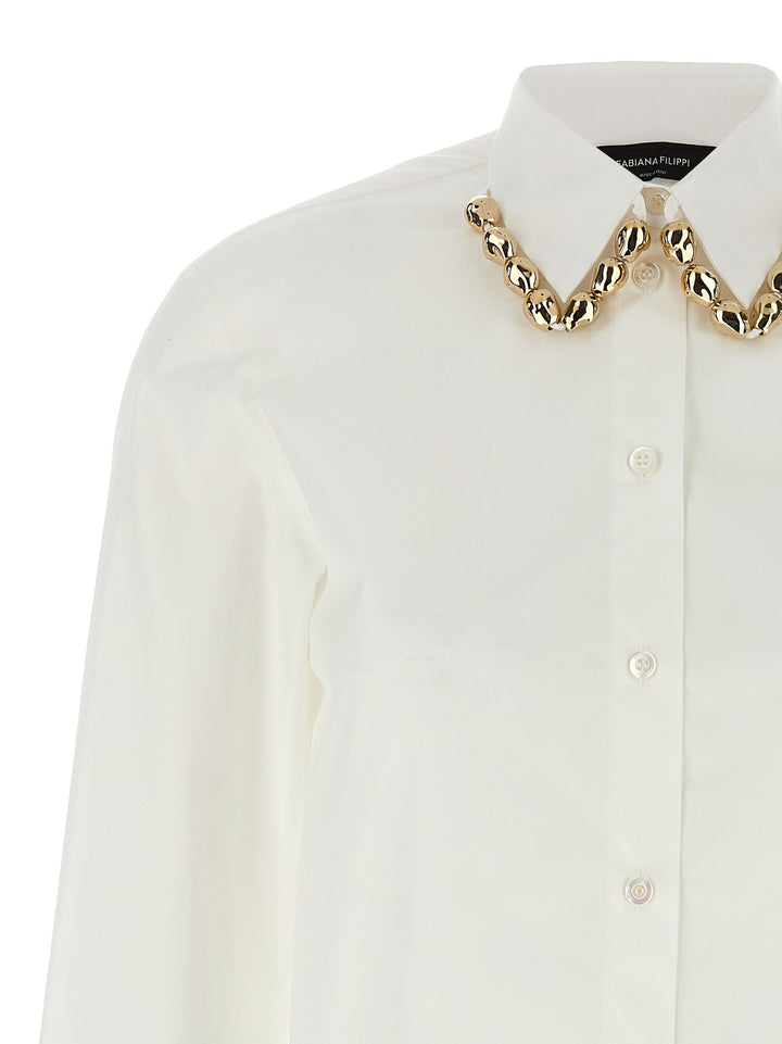 Fabiana Filippi Monile Shirt and Blouse - White | 9e6969f67a827b12b9e7eb57e27c820168ad9325