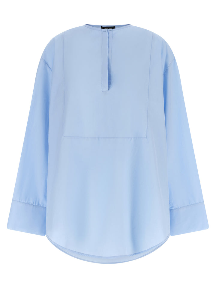 Fabiana Filippi Poplin Shirt Shirt and Blouse - Light Blue | e58ab459a090339797ab62f03fa41dee23b0a8c2