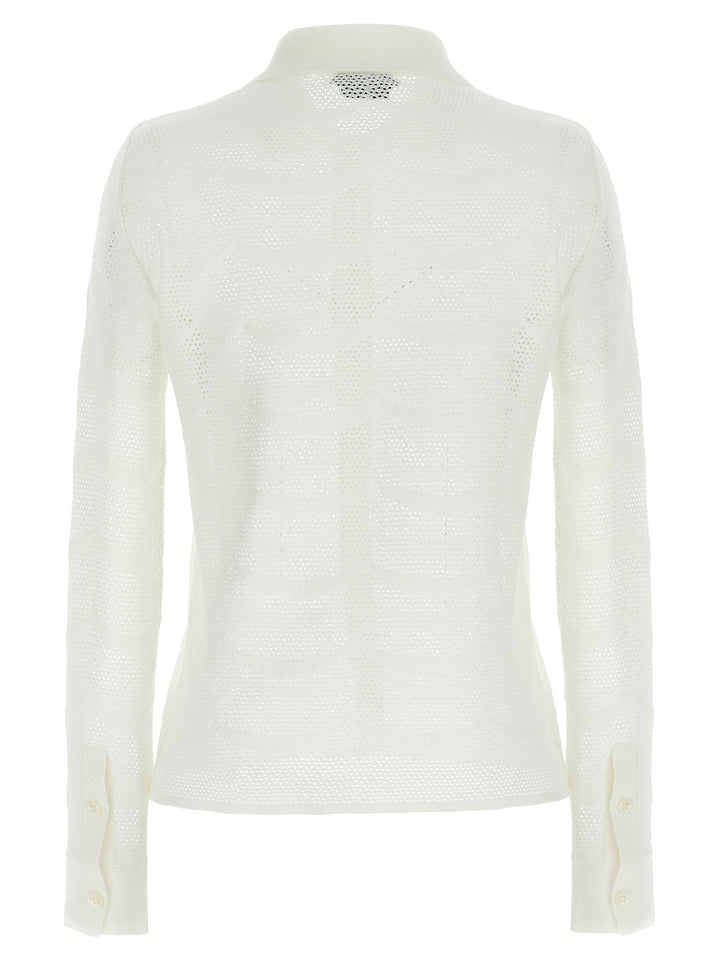Tom Ford Openwork Cardigan Sweaters and Cardigans - White | 9598a0bb02da1527f6ed23ae709abd8b29971a4b