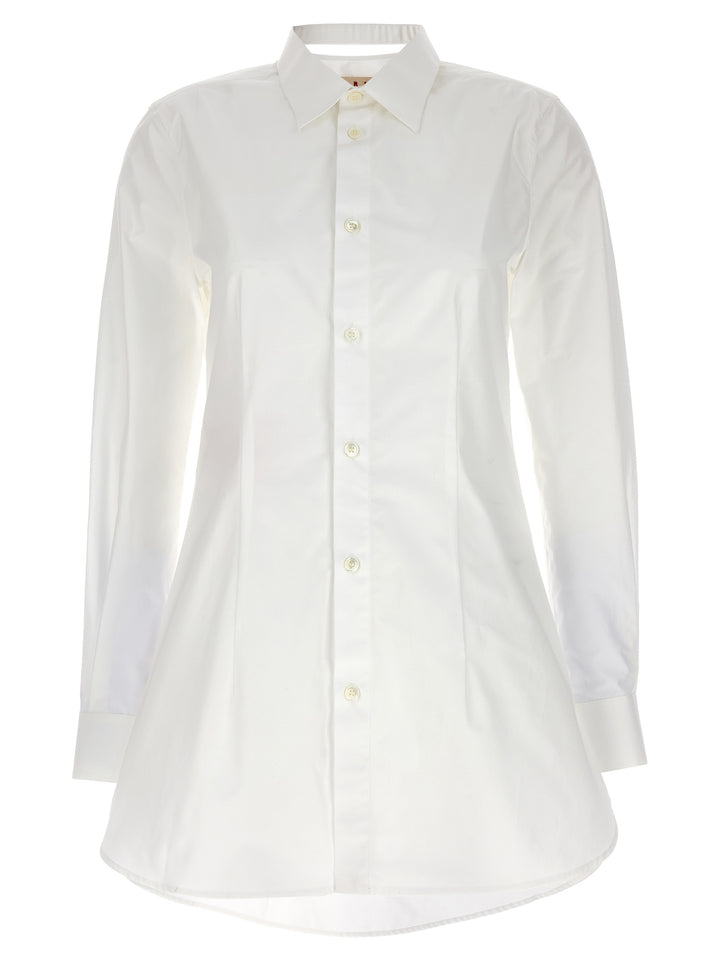 Marni Cut-Out Collar Shirt Shirt and Blouse - White | 38166880b3935ef84436c61fe8e6fae6db1a451f