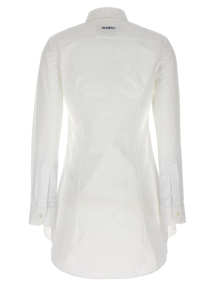Marni Cut-Out Collar Shirt Shirt and Blouse - White | d2c295a7ec3e3188f137918f4da059677df06dbc