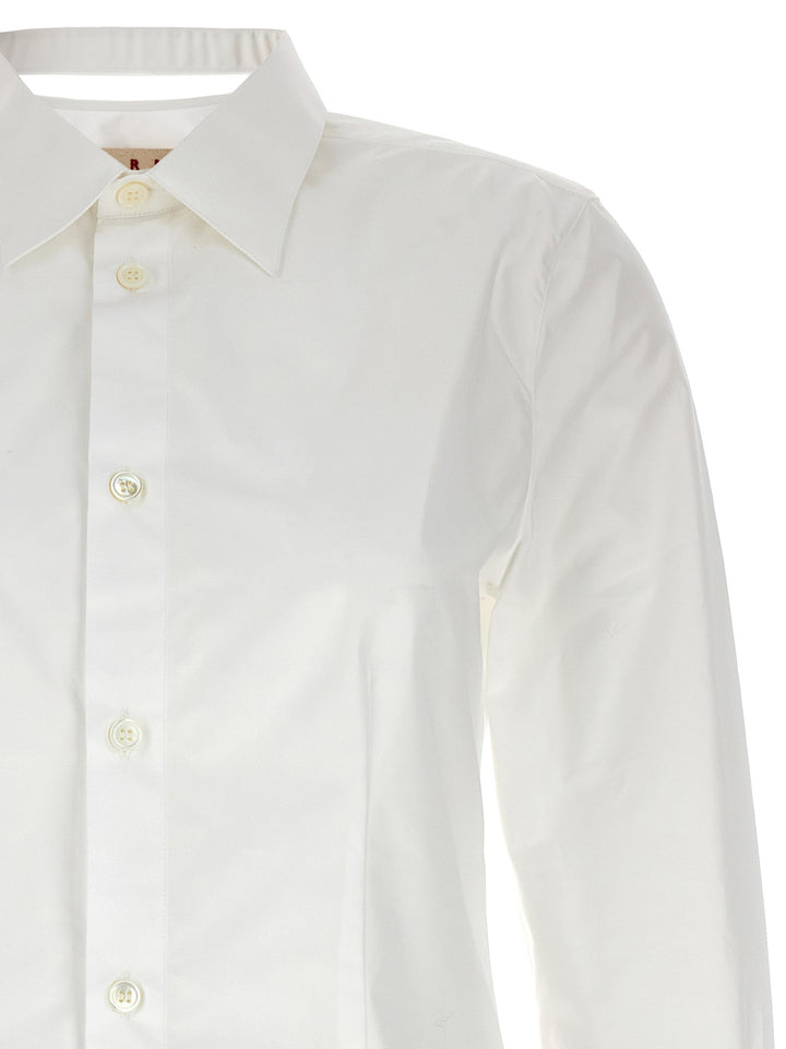Marni Cut-Out Collar Shirt Shirt and Blouse - White | 6e38082d184fb97538d042403d1df7cd18ecc36d