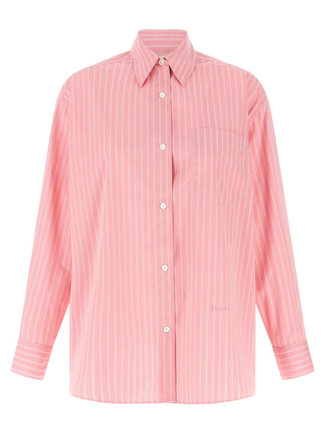 Marni Striped Shirt Shirt and Blouse - Pink | b7739df9055c5b26562e64fc7e657b165c4e13e8