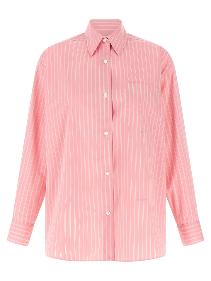 Marni Striped Shirt Shirt and Blouse - Pink | b7739df9055c5b26562e64fc7e657b165c4e13e8