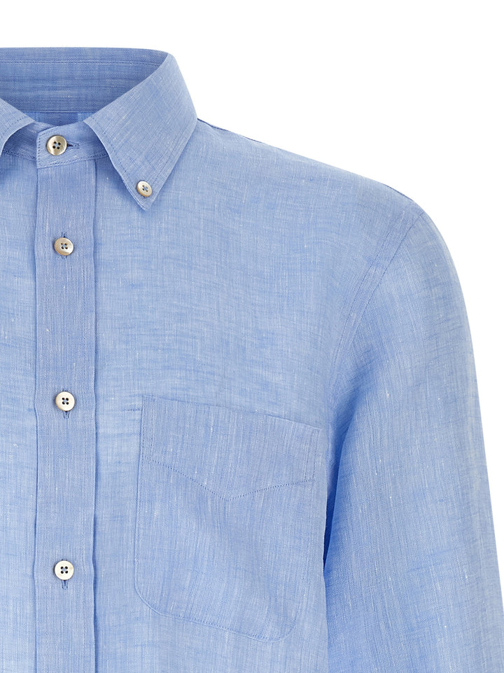 Riviera Project Linen Shirt Shirt and Blouse - Light Blue | f2e18ac8b9ae1da1625e1414fa9b5a2173729966