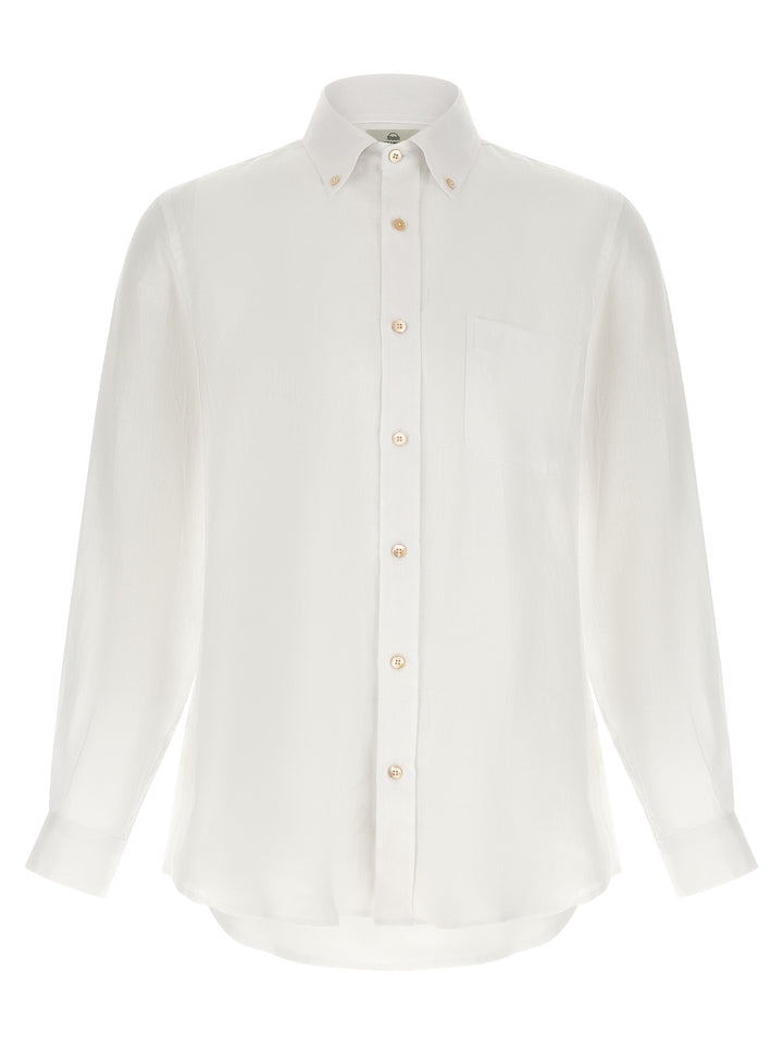 Riviera Project Linen Shirt Shirt and Blouse - White | 8764f9ad34a63f0253d02fde083484b767720ffc