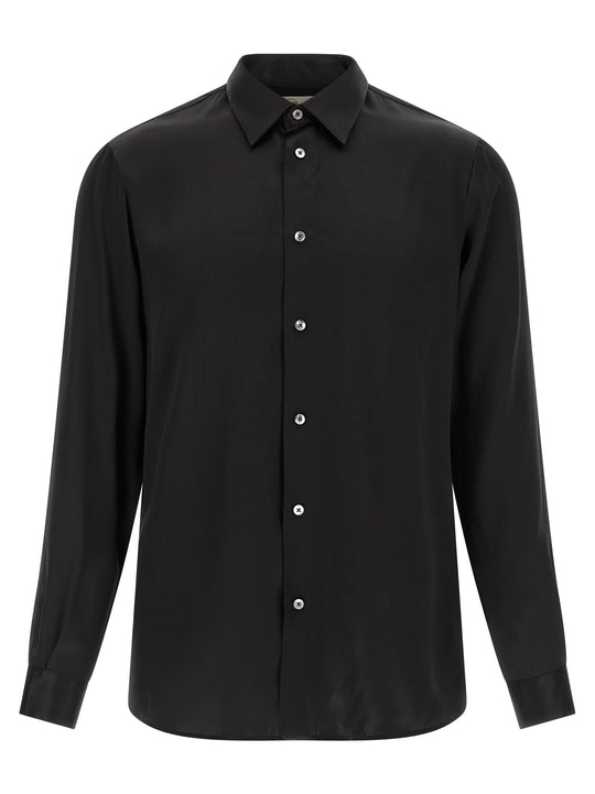 Silk Shirt Shirt And Blouse Black