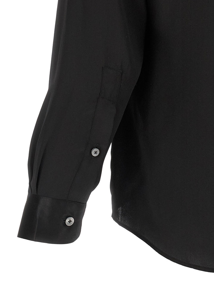 Riviera Project Silk Shirt Shirt and Blouse - Black | bd722a501083fc30fe70dede85ca814e5c48fe94