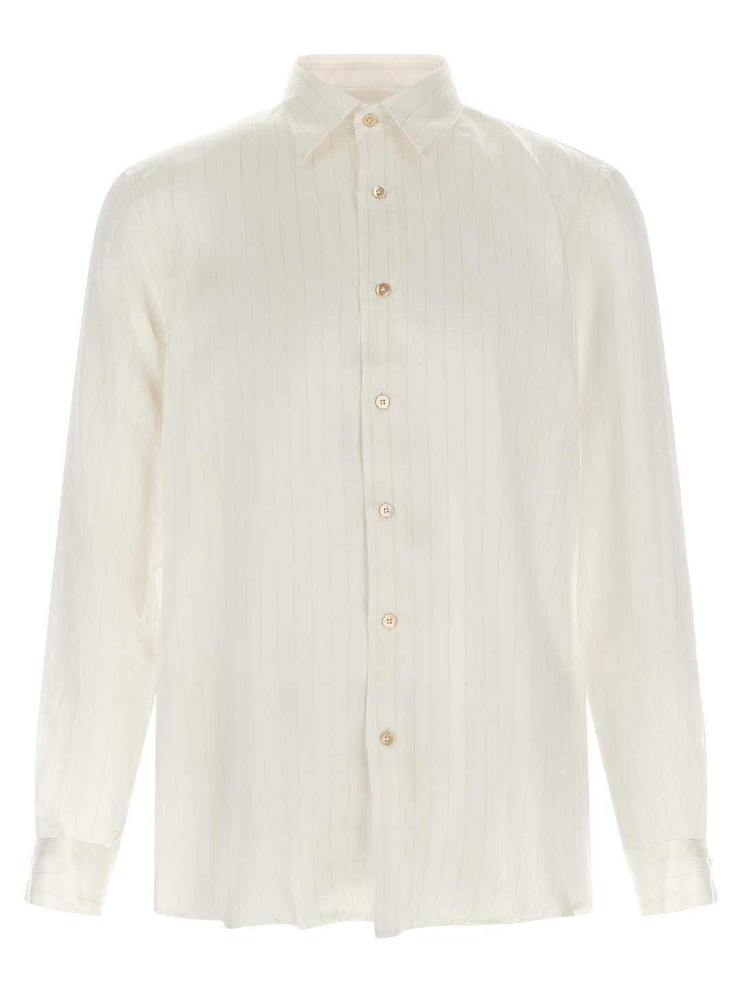 Riviera Project Striped Shirt Shirt and Blouse - Beige | 6621234882769d0903312e29a269083e9b6860a5