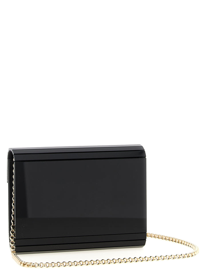 Jimmy Choo Candy Clutch - Black | 56f6a0ec5b4028208cd5ebbda640c4ea53054cd8