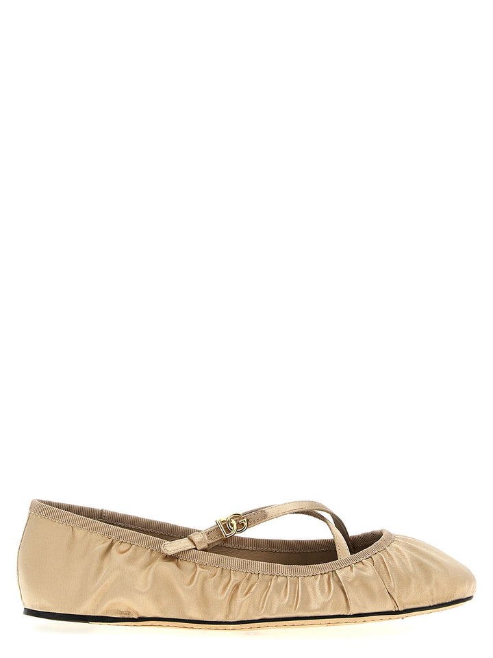 Dolce & Gabbana Vally Flat shoes - Beige | f01d39c36b8b78210c184ce4fb0b22322ff5c6e3