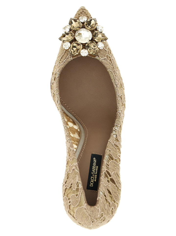 Dolce & Gabbana Bellucci  - Rainbow Collection Pumps - Beige | b6c32fbbb378b5e9344210322be214a4c9de42a7