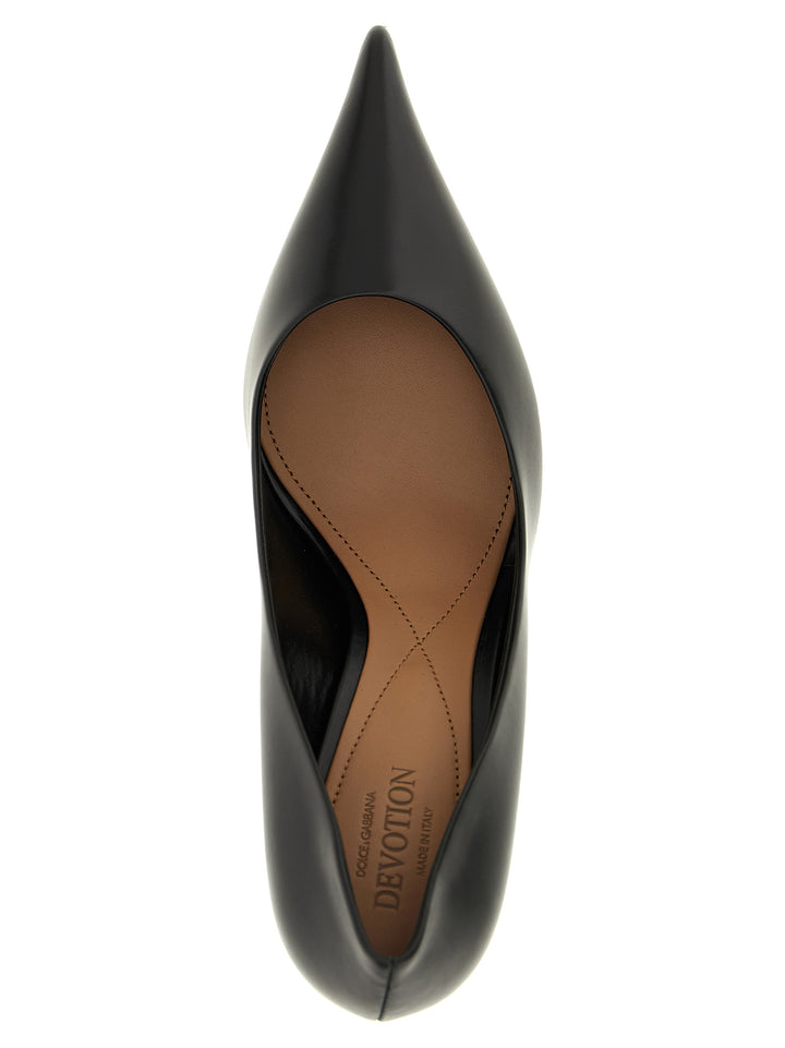 Dolce & Gabbana Devotion Pumps - Black | 64ee6762c2e58279c29100110438c9b39f28a3f4