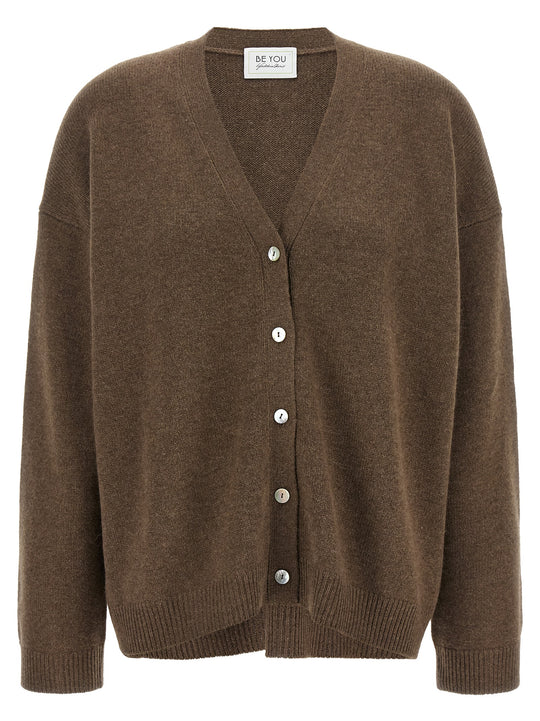 Cashmere Cardigan Sweaters And Cardigans Brown
