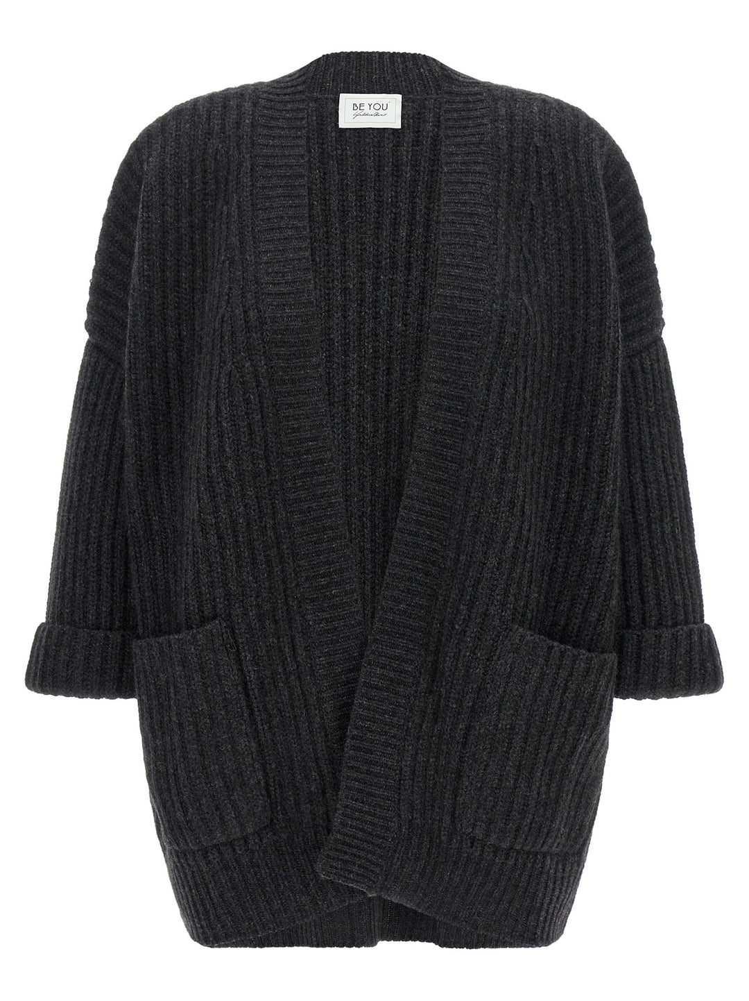 Be You Ribbed Cardigan Sweaters and Cardigans - Gray | 48e58dd2958154d8e88d7e8b9f14557042c8576d