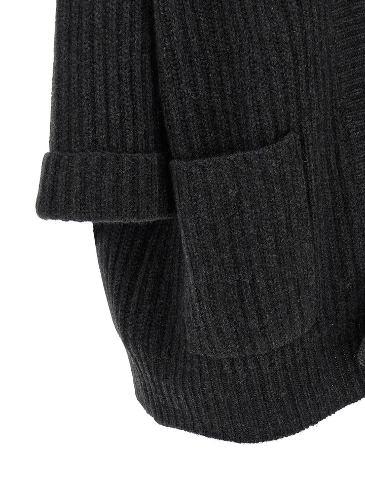 Be You Ribbed Cardigan Sweaters and Cardigans - Gray | de4acda0cd70948344d0765459344f0daeb0a746
