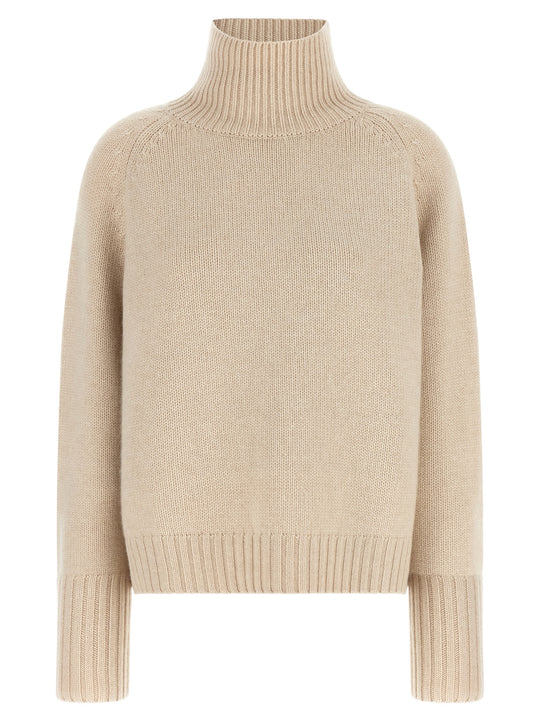 Cashmere Turtleneck Sweater Sweaters And Cardigans Beige