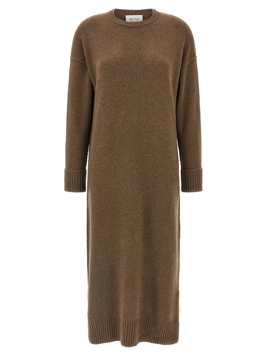 Cashmere Dress Dresses Brown