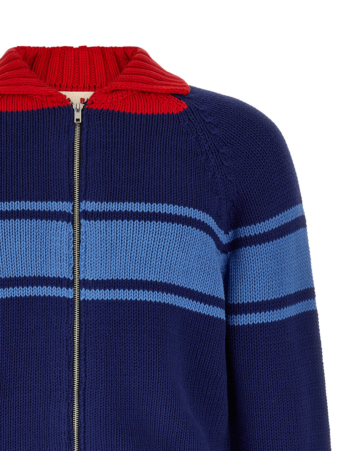 Marni Color Block Details Cardigan Sweaters and Cardigans - Blue | db1c7a11054212c4b53a220f2cacc6c26edab0ec