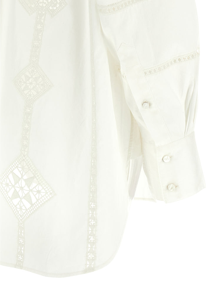 Isabel Marant Soeline Shirt and Blouse - White | 257aae3808b1f1e800415de6f295a19cc06ed2e9
