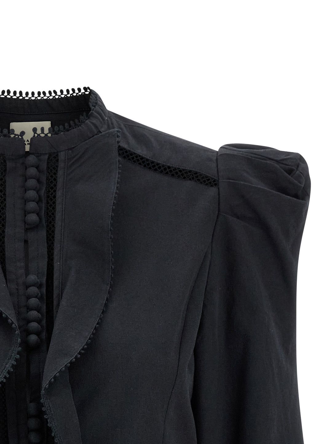 Isabel Marant Calina Shirt and Blouse - Black | e2460ff9e698b56c0e517d9e613bfd0fe5fcb3a5