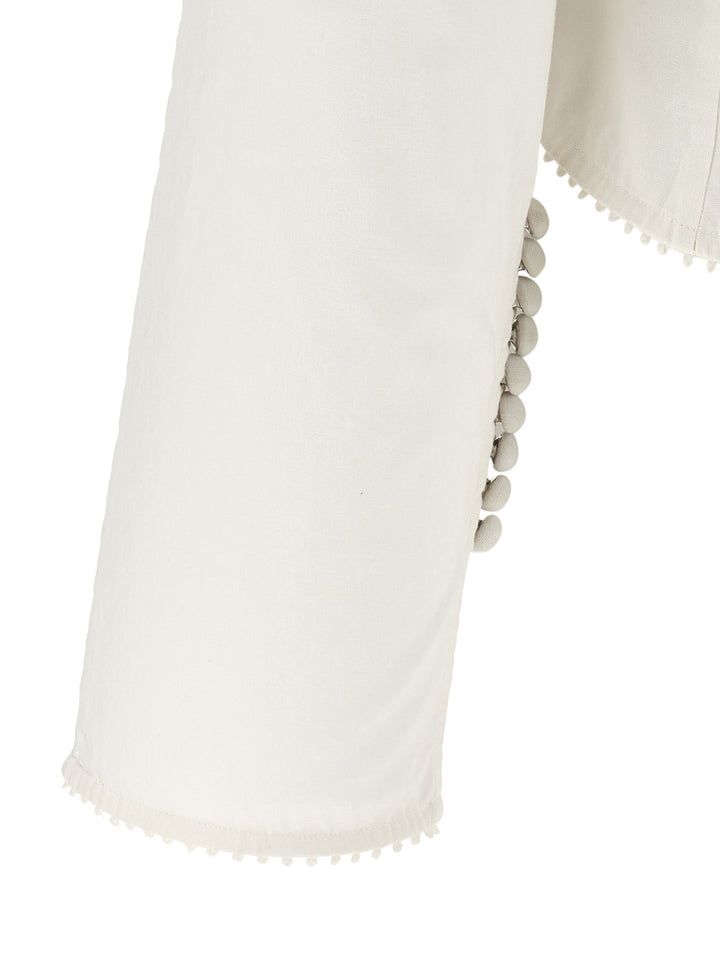 Isabel Marant Calina Shirt and Blouse - White | 6dbb9ef9cb5c625592a7eac2dee87dbf37b37a2c