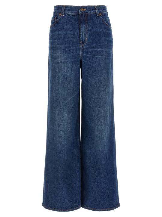 High Waist Jeans Blue