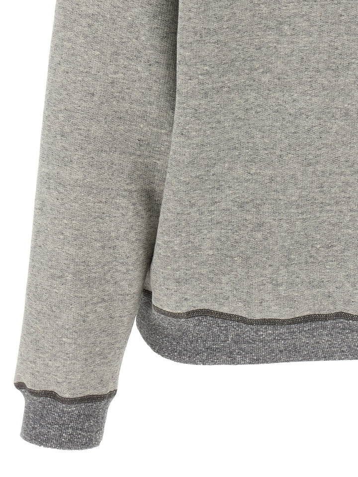 Chloé Logo Hoodie Sweatshirt - Gray | 46ecd0c8aa2d4a3b1c2d97ee1ea967ef5415e017