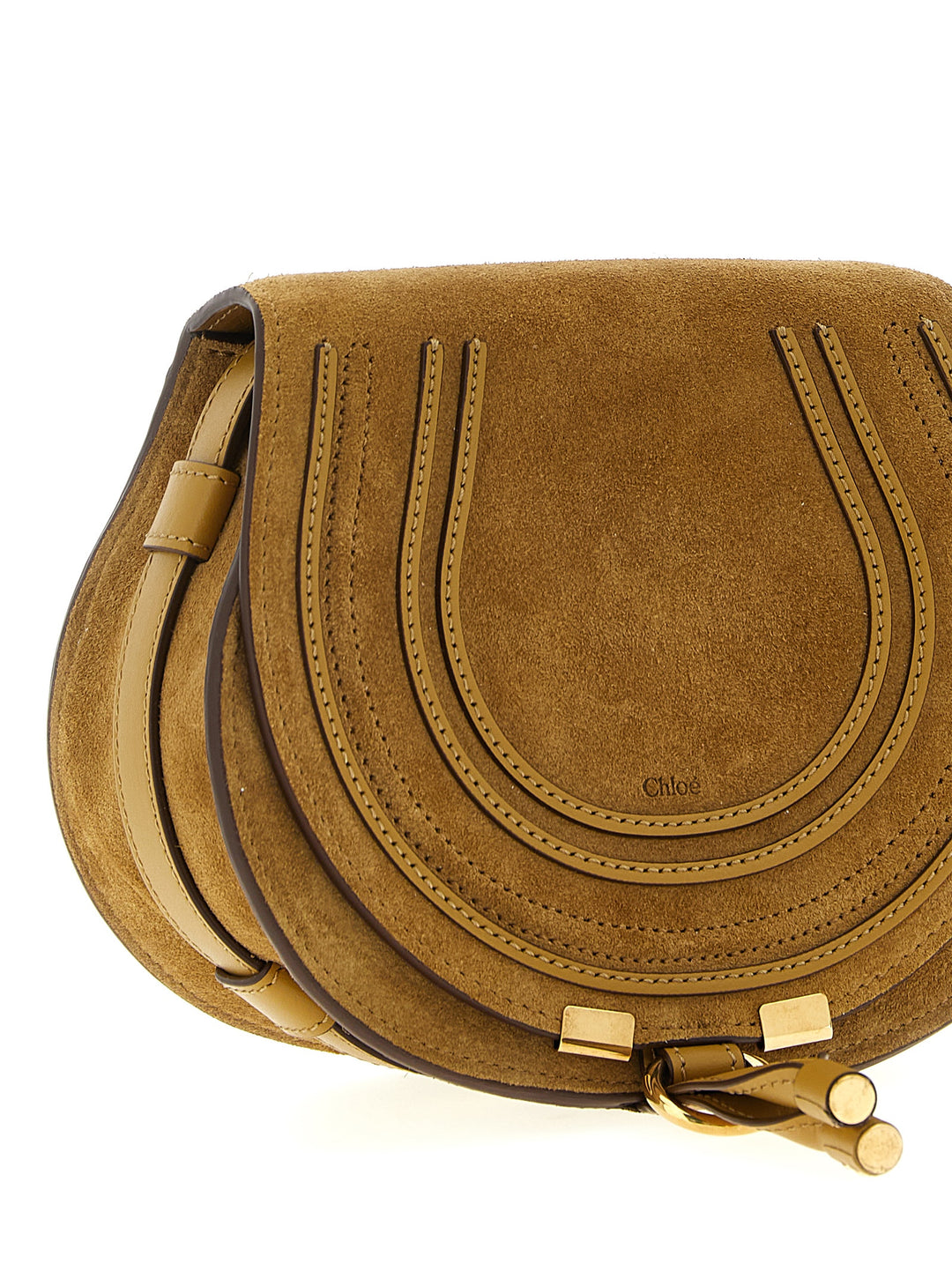Chloé Marcie Crossbody Bags - Beige | 90ab41970729ad34cdbeecee854e9c5d23ad2272
