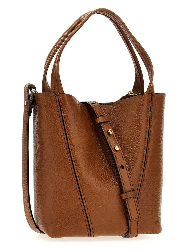 Chloé Chloé Spin Hand Bags - Brown | 45f28a3281239f04f25f145aa298f79aea812893