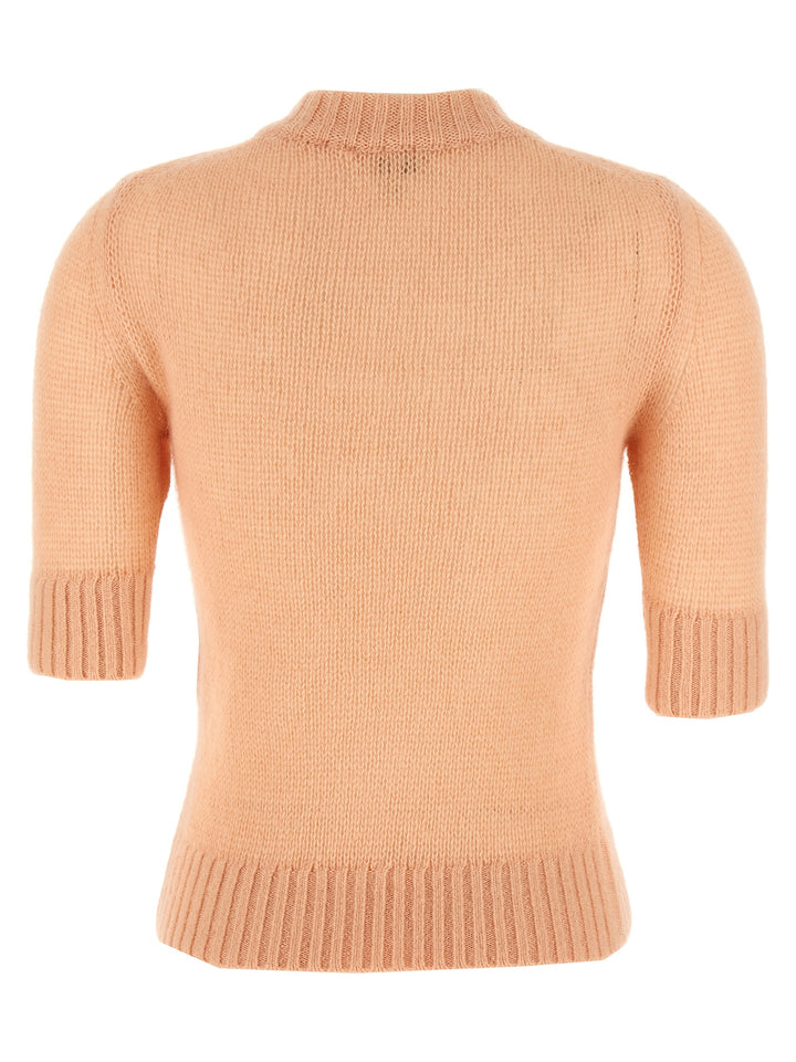 Chloé Logo Embroidery Sweater Sweaters and Cardigans - Pink | ae7419e69bb64662cbd4321fe6222f91eedc3819